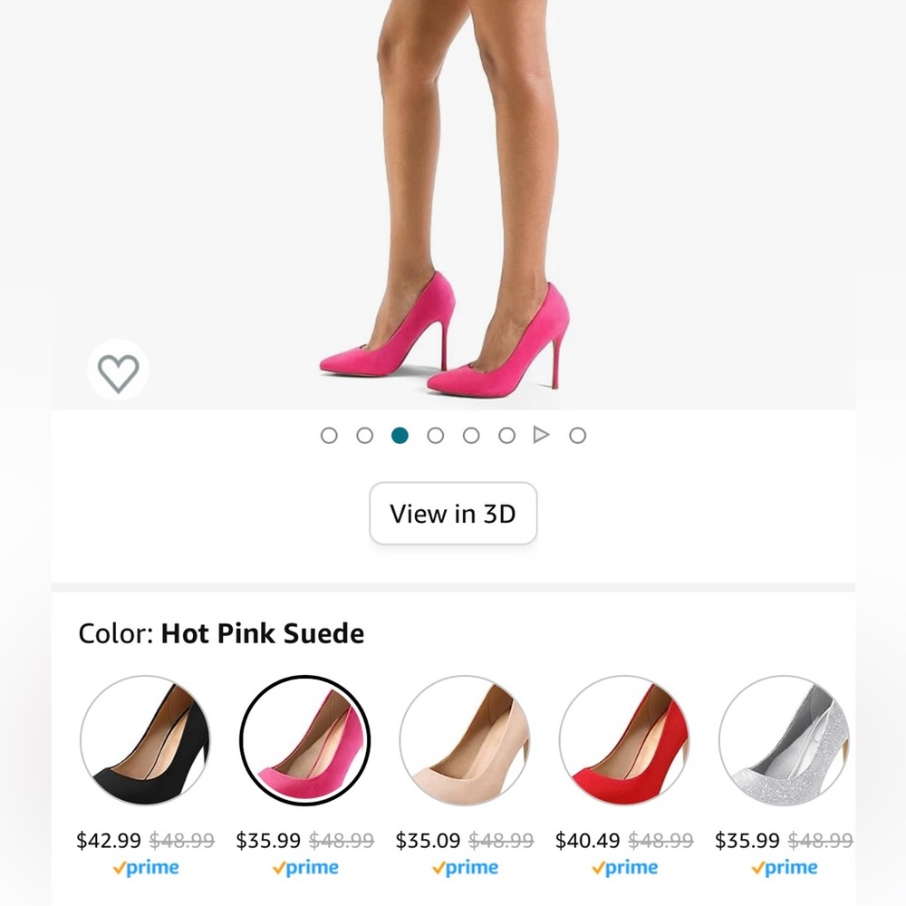 MySoft Women’s Pink Suede Heels